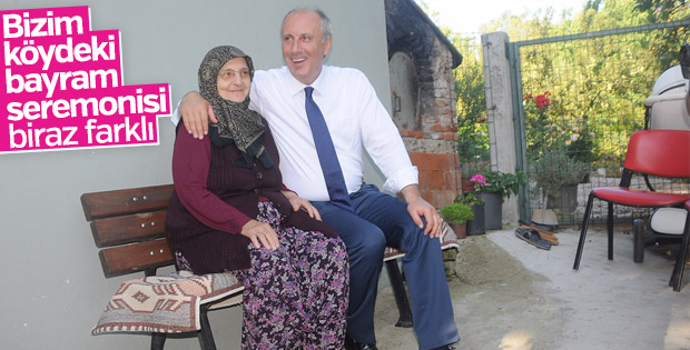 Muharrem İnce bayram namazını köyünde kıldı