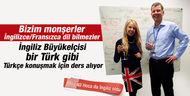 İngiliz Büyükelçisi Moore Türkçesini geliştiriyor