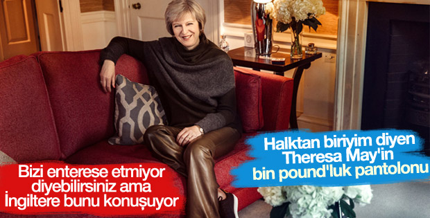 İngiltere'nin gündemi Theresa May'in pantolonu