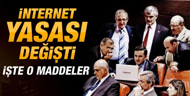 İnternet erişimine dair yasa kabul edildi