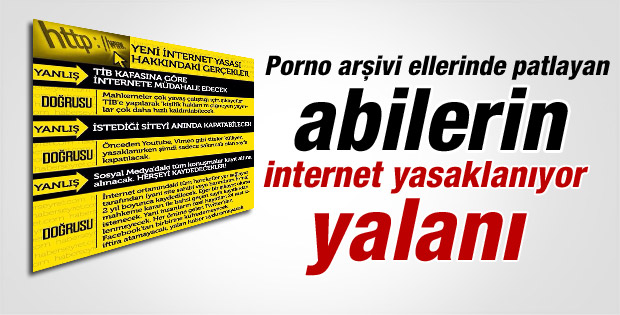 İnternet yasası yalanları