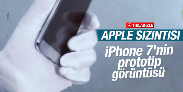 iPhone 7'nin prototip görüntüsü
