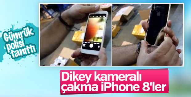 Gümrük polisi kaçak iPhone 8 yakaladı