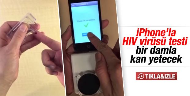 iPhone'da HIV virüsü testi