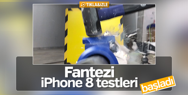 iPhone 8 sıvı nitrojen testi