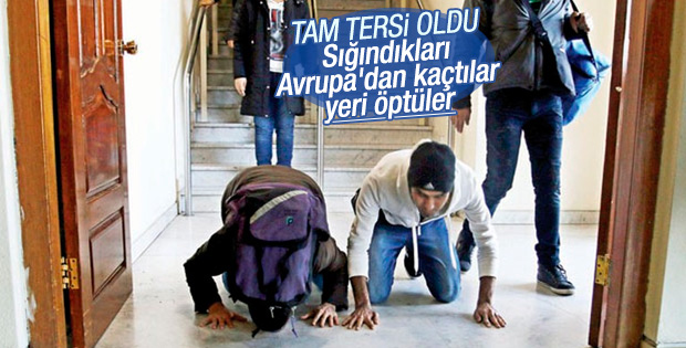 Finlandiya'dan Irak'a dönen mülteciler yeri öptü