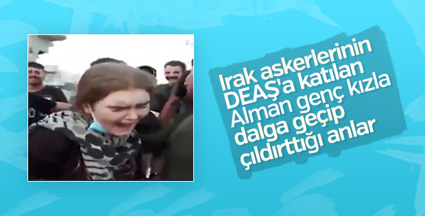 DEAŞ'a katılan Alman kızı Irak askerleri yakaladı