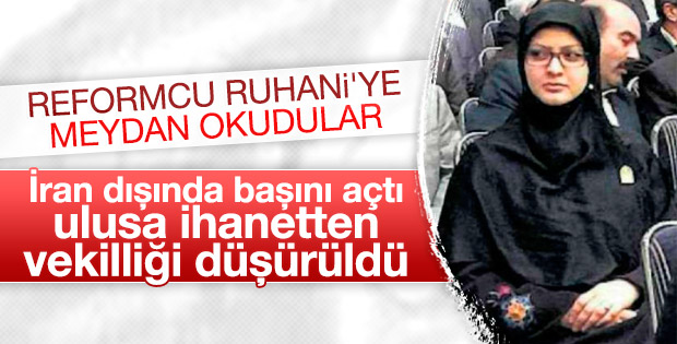 İran'da başörtüsüz fotoğraf milletvekilliğinden etti