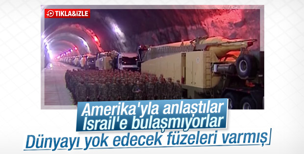 İran'ın yer altındaki füze tesisi ilk kez görüntülendi