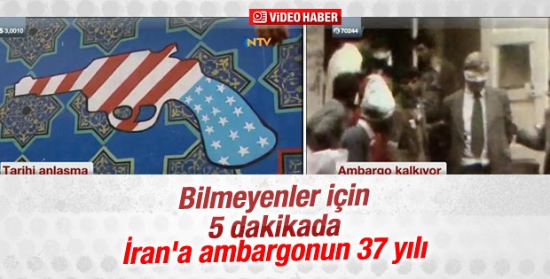 İran'a ambargonun 37 yılı VİDEO
