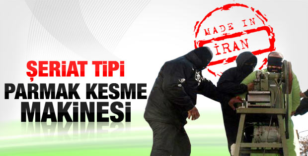 İran hırsızların parmağını bu makineyle kesiyor