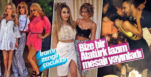 Tahran'ın Zengin Çocukları'ndan Atatürk paylaşımı