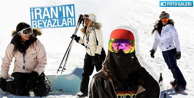 İran'da kayak sezonu başladı