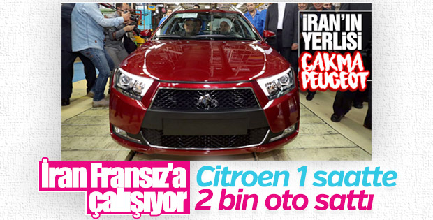 İran'da bir saatte 2 bin otomobil satıldı