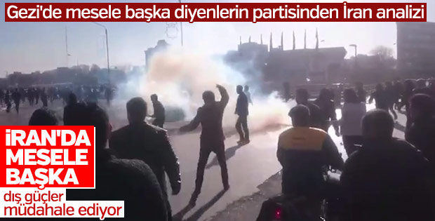 CHP'ye göre İran'da mesele başka