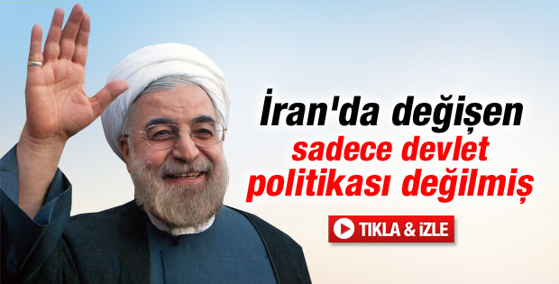İranlılar şaşkın: Reformcu Ruhani'den şarkılı video