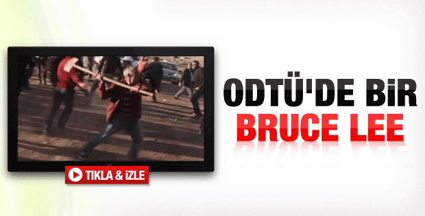 İşçiler ODTÜ eylemcilerine kürekle saldırdı - izle