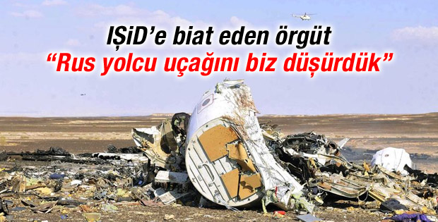 IŞİD: Rus yolcu uçağını biz düşürdük
