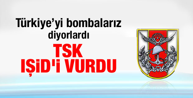 TSK IŞİD konvoyunu vurdu