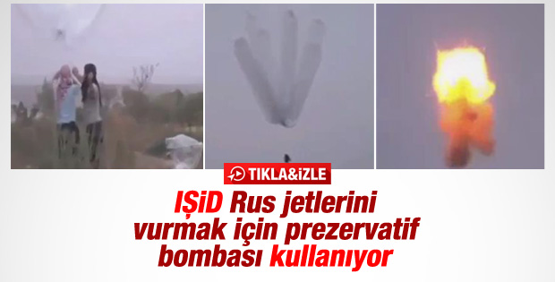 IŞİD Rus jetlerini vurmak için kondom bombası kullanıyor