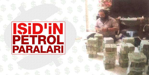 IŞİD komutanının para sayarken görüntülendiği an