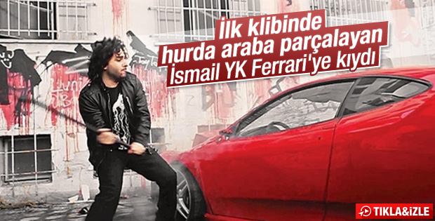 İsmail YK Ferrari parçaladı
