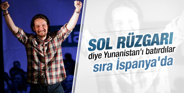İspanya'da Podemos seçimlere damga vurdu
