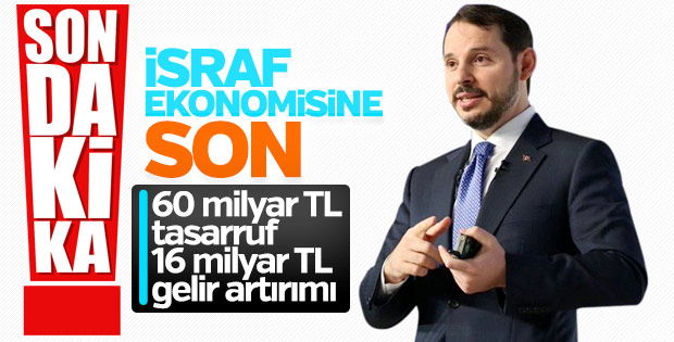 2019'da 76 milyar lira tasarruf hedefleniyor