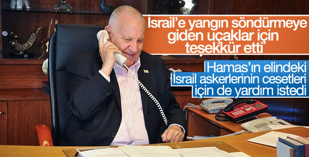 Rivlin'den Cumhurbaşkanı Erdoğan'a teşekkür telefonu
