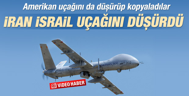 İran İsrail uçağını düşürdü İZLE