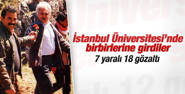 İstanbul Üniversitesi'nde arbede: 7 yaralı 18 gözaltı İZLE