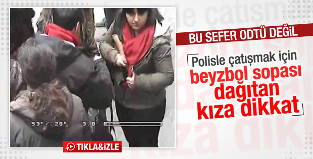 İstanbul Üniversitesi'ndeki kavganın görüntüleri