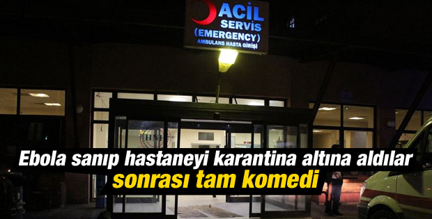 İstanbul'da Ebola şüphelisi alkollü çıktı
