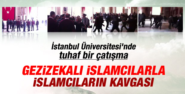 İstanbul Üniversitesi'nde gerginlik İZLE