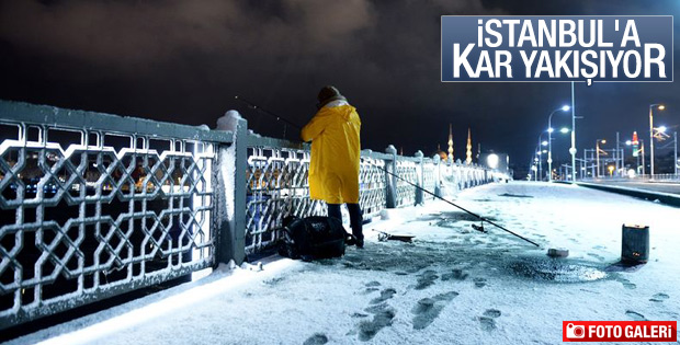 İstanbul'dan kar manzaraları