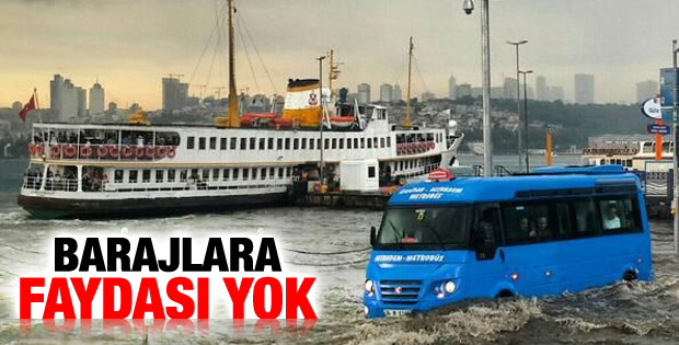 Yağışlar İstanbul barajlarını doldurmadı
