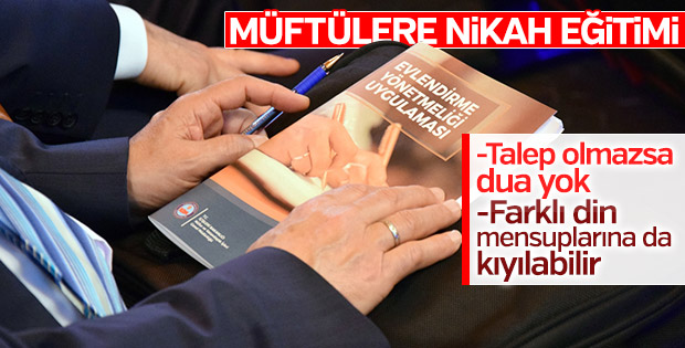 İstanbul'da müftülere nikah kıyma eğitimi