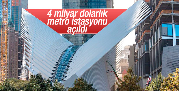 Dünyanın en pahalı metro istasyonu açıldı