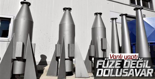 Van'da dolu önleme makinesi yapıldı