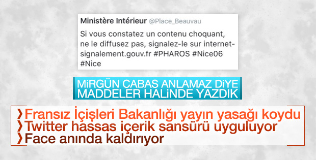 Saldırı sonrası sansürü eleştirenler Fransa'ya bakın