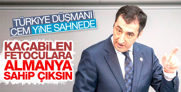 Cem Özdemir, FETÖ'cüleri Avrupa'ya kaçırmak istiyor