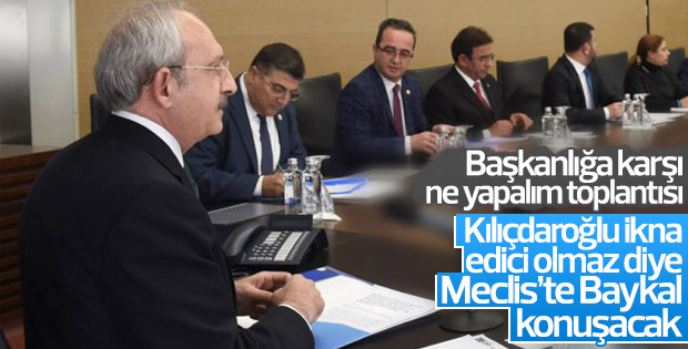 TBMM'de CHP adına Deniz Baykal konuşacak