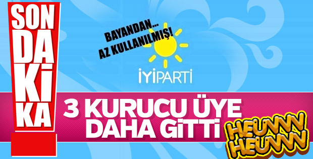 İYİ Parti'de kurucu üyeler istifa etti