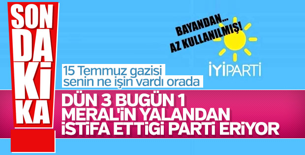 Mehmet Fatih Eryılmaz İyi Parti'den istifa etti