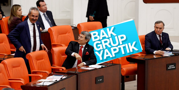 İyi Partililer grup sıralarına oturdu