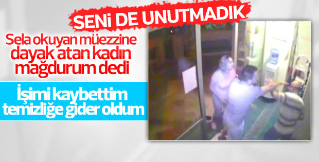 15 Temmuz'da müezzini darp eden kadın da unutulmadı