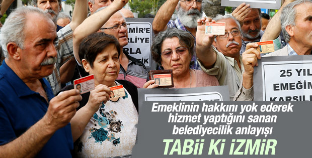 İzmir'de paso eylemi