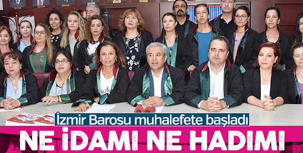 İzmir Barosu, idam ve hadıma karşı