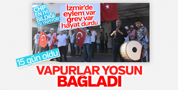 İzmir'deki grev 15. gününü doldurdu
