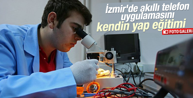 İzmir'de akıllı telefon uygulamasını kendin yap eğitimi